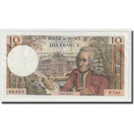France, 10 Francs, Voltaire, 1972, 1972-02-03, SPL+, Fayette:62.54, KM:147d - 10 F 1963-1973 ''Voltaire''