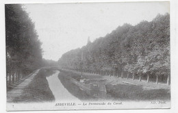 ABBEVILLE - N° 7 - LA PROMENADE DU CANAL - CPA NON VOYAGEE - Abbeville