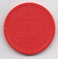 France : Petit Jeton De Casino S Vikings (Diamètre 29 Mm / Poids 1 Gr) - Casino