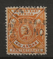 British East Africa, 1896, SG 71, Used - Afrique Orientale Britannique