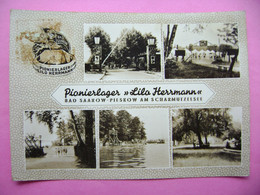 Bad SAAROW - Pieskow Am Scharmutzelsee - Pionierlager "Lila Herrmann" - Mehrbildkarte - 1960s Used - Bad Saarow