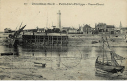 59 : Gravelines - Petit Port Philippe - Phare Chenal - Gravelines