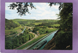 57 ARZVILLER  L'Ancien Et Nouveau Canal La Ligne De Chemin De Fer Paris Strasbourg Et Le Village HENRIDORFF Peniche - Arzviller