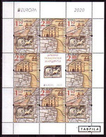 BULGARIA - 2020 - Europa CEPT - Ancient Postal Routes  - M/S MNH - Unused Stamps