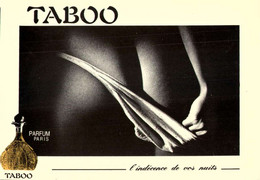 TABOO  /   PARFUM PARIS  /LOT  3062 - Advertising