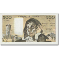 France, 500 Francs, Pascal, 1968, 1968-12-05, SPL, Fayette:71.02, KM:156a - 500 F 1968-1993 ''Pascal''