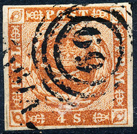 Stamp Denmark 1854 4s Used Lot8 - Usati