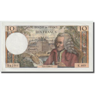 France, 10 Francs, Voltaire, 1969, 1969-01-02, SPL+, Fayette:62.36, KM:147c - 10 F 1963-1973 ''Voltaire''