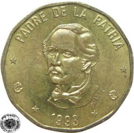 LaZooRo: Dominican Republic 1 Peso 1993 XF / UNC - Dominicaine