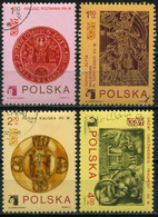 Poland 1973 Mi 2258-2261 Arms Of Poznan On 14th Century Seal (Complete Set, Used) - Other & Unclassified