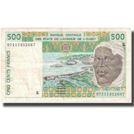 Billet, West African States, 500 Francs, Undated (1998), KM:310Ci, TTB - Westafrikanischer Staaten