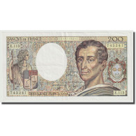 France, 200 Francs, Montesquieu, 1990, SPL+, Fayette:70.10 C), KM:155d - 200 F 1981-1994 ''Montesquieu''