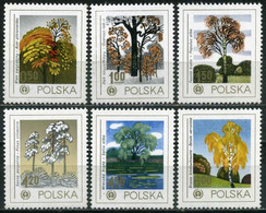 Poland 1978 Mi 2569-2574 MNH Protection Of The Environment | Plants (Flora), Trees (Complete Set) - Sonstige & Ohne Zuordnung