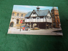 VINTAGE UK LEICESTERSHIRE: MARKET HARBOROUGH Old Grammar School Colour Salmon - Altri & Non Classificati