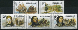 Poland 1975 Mi 2400-2404 American Revolution, Bicentenary (Complete Set, Used) - Other & Unclassified