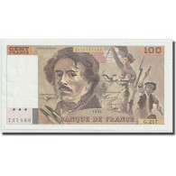 France, 100 Francs, Delacroix, 1993, SPL+, Fayette:69bis.5, KM:154g - 100 F 1978-1995 ''Delacroix''