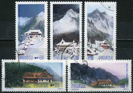 Poland 1972 Mi 2204-2208 Mountain Lodges In Tatra National Park (Complete Set, Used) - Other & Unclassified