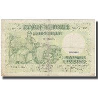 Billet, Belgique, 50 Francs-10 Belgas, 1938, 1938.04.21, KM:106, TB - Other & Unclassified