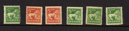 Suede (1920-26)    -  Lion -  Neufs* - Unused Stamps