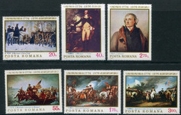 ROMANIA 1976 Bicentenary Of American Independence MNH  / **.  Michel 3320-25 - Unused Stamps
