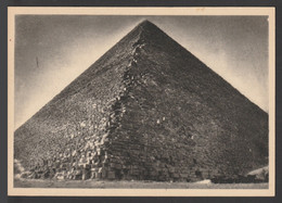 Egypt - Rare - Old Post Card - The Pyramid Of Cheops - Brieven En Documenten