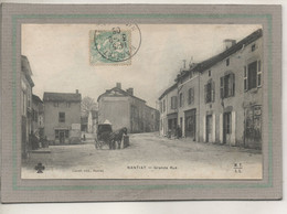 CPA - (87) NANTIAT - Aspect De La Grande Rue En 1906 - Nantiat