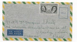 BRAZIL - 1940 - POSTE AERIENNE - ENVELOPPE Par AVION  De SAO PAULO => PARIS - Cartas & Documentos