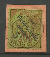 DIEGO-SUAREZ N° 12 OBL Sur Fragment / Signé - Used Stamps