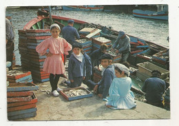 Cp , Bateaux De Pêche , Enfants De SAINT GILLES CROIX DE VIE ,écrite ,  Vendée , 85 - Pêche