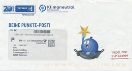 BRD / Bund München Dialogpost P DV 10 0,30 Euro 2020 Payback Rodeln Stern Klimaneutral - Storia Postale