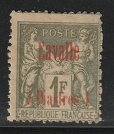 CAVALLE - N° 8 * (1893) 4pi Sur 1fr Bronze - Ungebraucht