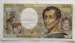 France - 200 Francs - 1994 - PICK 155f / F70/2 - TTB - 200 F 1981-1994 ''Montesquieu''