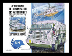 Djibouti 2020 Mih. 3468 (Bl.1293) United Nations Military Vehicles MNH ** - Djibouti (1977-...)