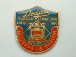 PIN'S BASEBALL - 1ST NATIONAL LEAGUE GAMES - DODGERS / BOSTON - Baseball