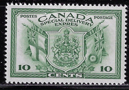 CANADA 1942 SPECIAL DELIVERY WAR ISSUE SCOTT E10 MH CV US$4.50.jpg - Entrega Especial/Entrega Inmediata