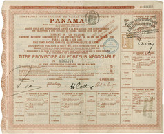 Compagnie Universelle Du Canal Interocéanique De Panama 0 567 771 - Navy