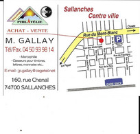 Calendrier De Poche 2009, Philatélie, Sallanches, Plan De Ville - Petit Format : 2001-...