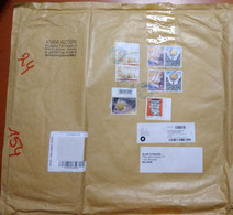 GRECIA - GREECE - GRECE - GRIECHENLAND - 2014 - 8 Stamps + Barcode - Registered - Big Envelope - Viaggiata Da Athems Per - Brieven En Documenten