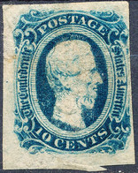 Stamp Us CONFEDERATE STATES 1861 Lincoln 10c Used Lot12 - 1861-65 Etats Confédérés