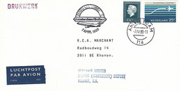 Netherlands 1980 Amsterdam Belfast NLM FFC Cover - Poste Aérienne