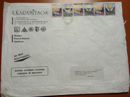 GRECIA - GREECE - GRECE - GRIECHENLAND - 2011 - 6 Stamps Europa Cept - Big Envelope - Viaggiata Da Thessaloniki Per Brux - Covers & Documents