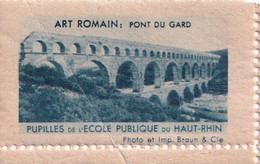 Vignette Pupilles De L'Ecole Publique Du Haut Rhin - Art Romain - Le Pont Du Gard - Turismo (Vignette)