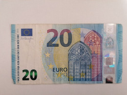 20 Euro M004F1 From Circulation Missprint - 20 Euro