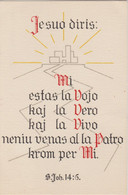 AKEO Religious Cards From The Netherlands With Quotation In Esperanto - 1954 Karto El Nederlando Kun Esperanto Citajxo - Esperanto