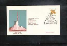 Australia 1970 Space / Raumfahrt Woomera Europa 1 Rocket Launched Interesting Letter - Oceanía