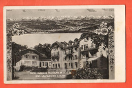 ZBO-22 Litho Hotel Kurhaus Frobburg Läufelfingen U. Olten.  Feldpost Infanterie Regiment 21 - Läufelfingen