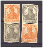 Allemagne  -  Reich  -  Se Tenant  :   Mi  S  11a-13a  * - Postzegelboekjes & Se-tenant