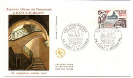 1977 --FDC  - Ancienne Abbaye Des Prémontrés--...cachet  PONT A MOUSSON - 54  ....à Saisir - 1970-1979