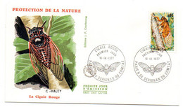 1977 --FDC  - Protection De La Nature -.La Cigale..cachet  SERIGNAN DU COMTAT - 84  ....à Saisir - 1970-1979