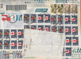 OLANDA - NEDERLAND - Paesi Bassi - 2012 - Big Fragment With Several Stamps - Registered - Viaggiata Da Zwijndrecht Per B - Cartas & Documentos